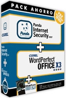 Pack Panda Internet Security 2007 + Corel WordPerfect Office X3 + Webcam USB outlet ltimas unidades